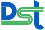 DST Logo (White text tranparent) Blurred White Edges